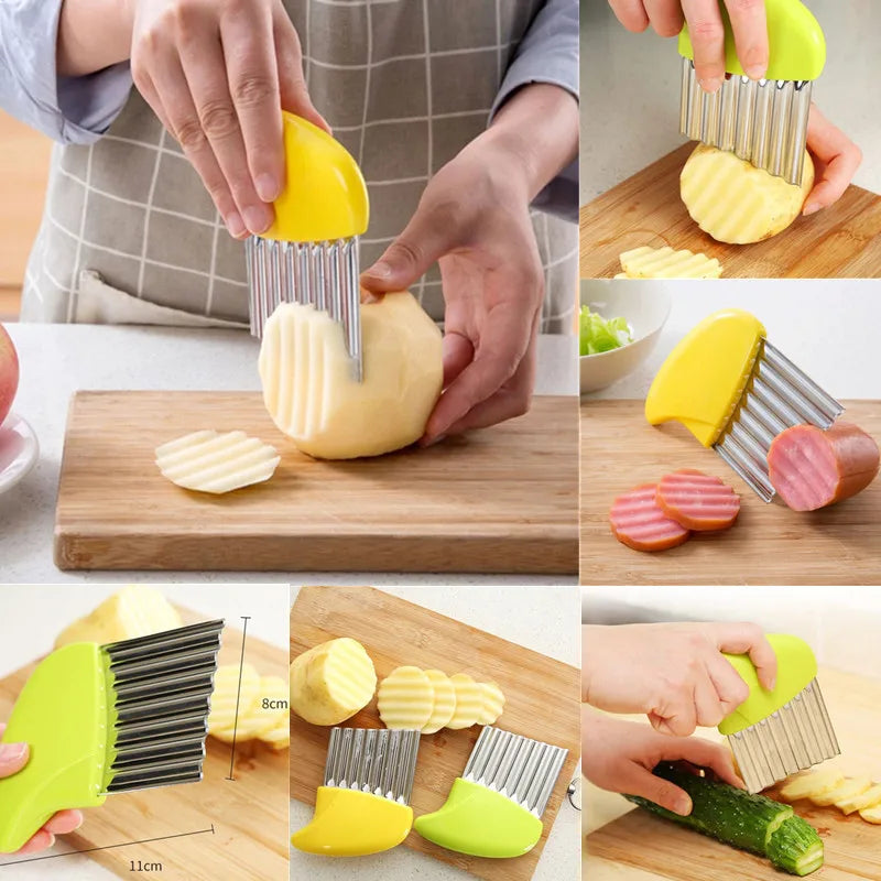 Cortador de Batata Ondulado