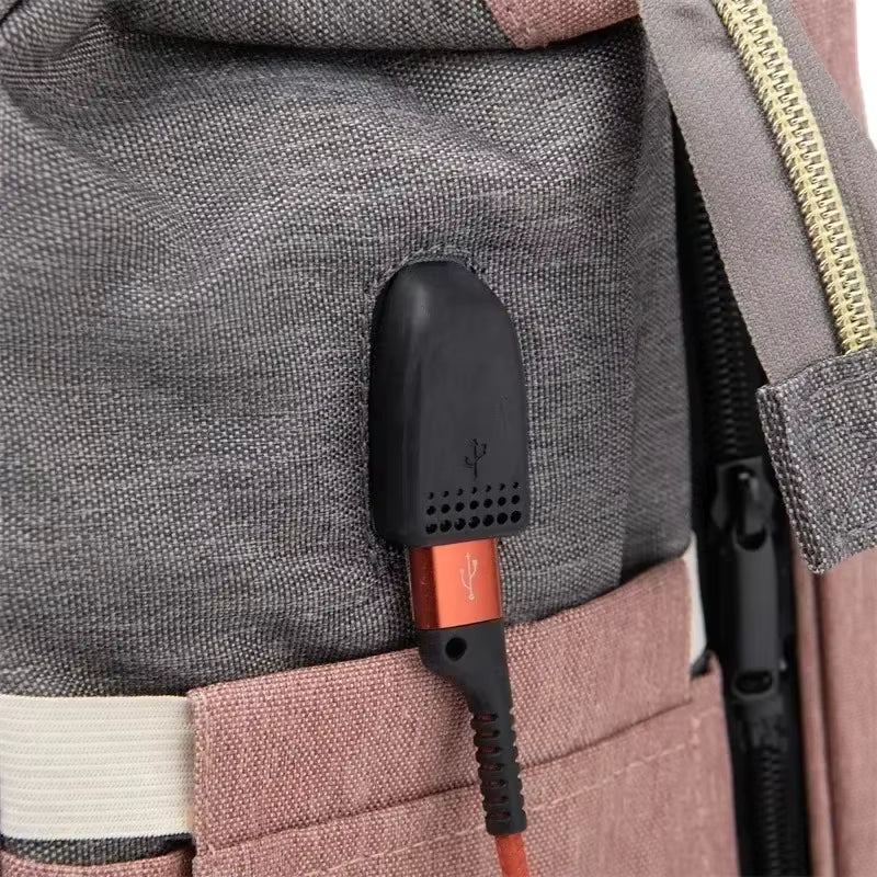 Mochila com Trocador Portátil e Mini Berço 3 em 1
