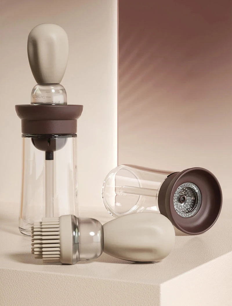 Dispenser 2 em 1 com Escova de Silicone