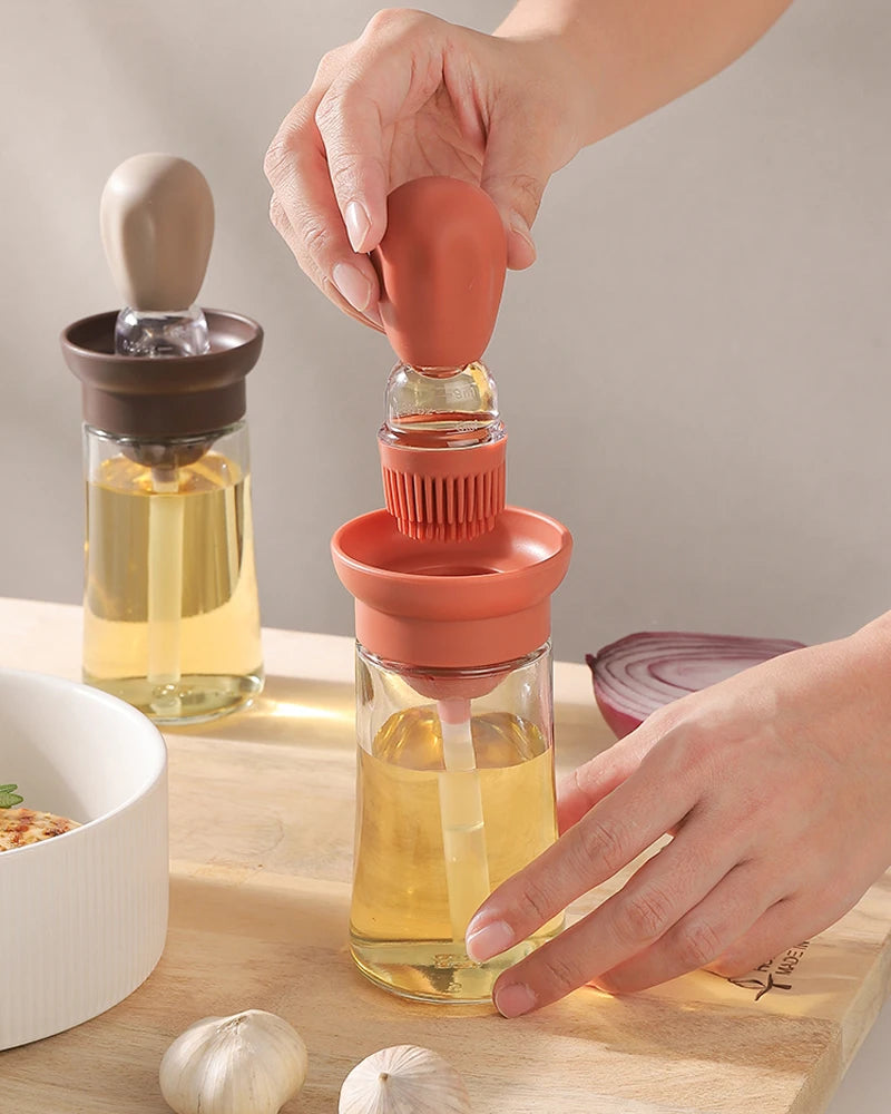 Dispenser 2 em 1 com Escova de Silicone