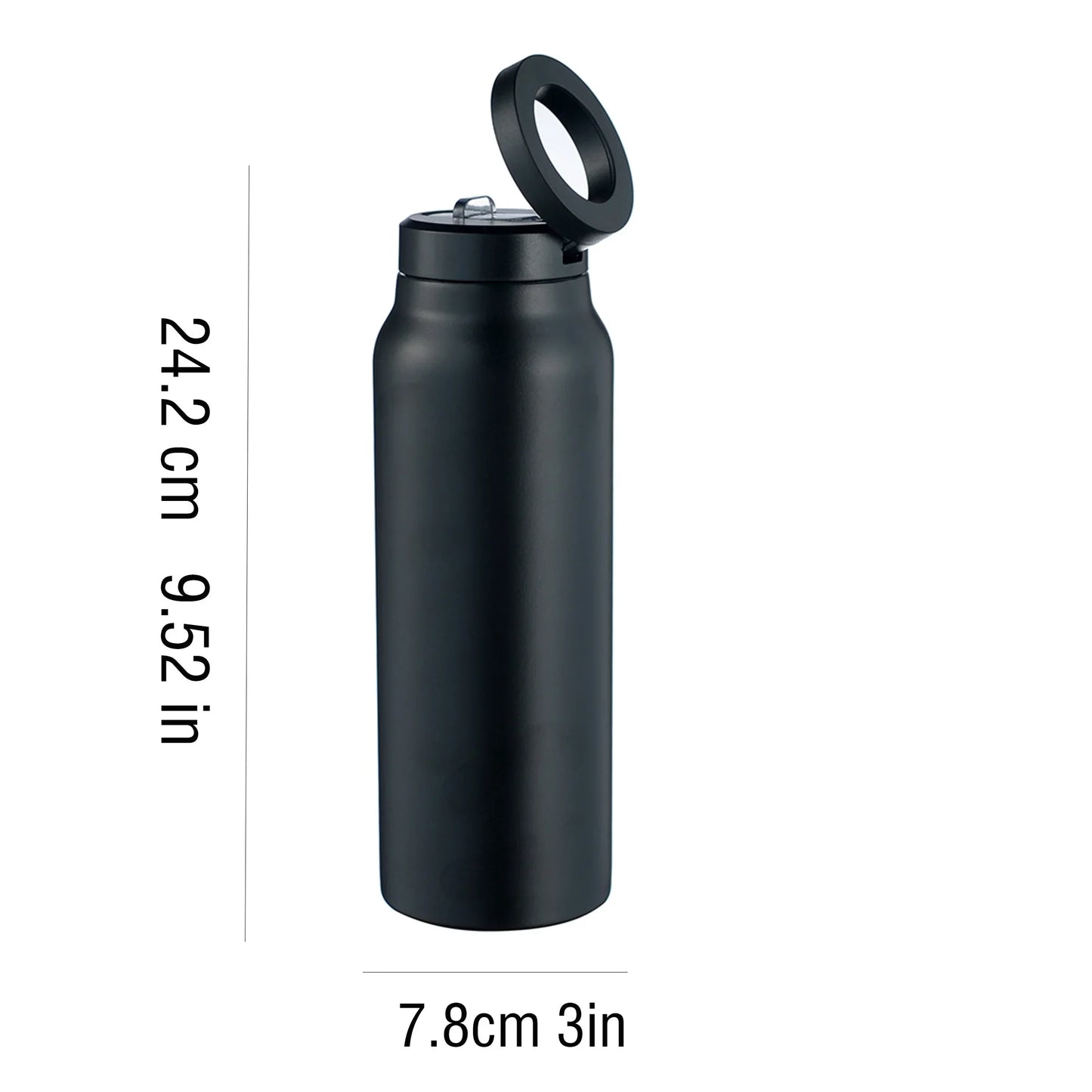 Garrafa Térmica com Suporte para Celular