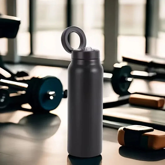 Garrafa Térmica com Suporte para Celular