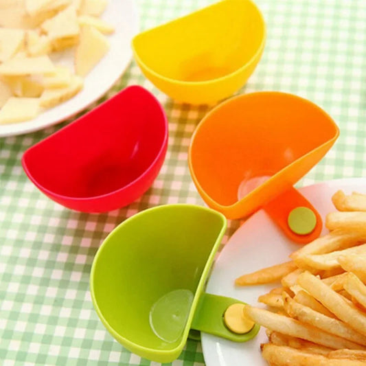 Mini Potinhos com Clipe para Molhos – Ketchup, Maionese e etc